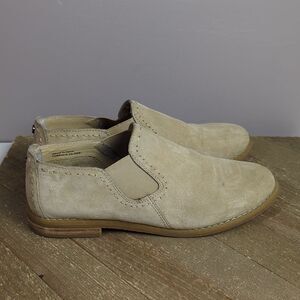 Hush puppies Chardon slip on suede shoes Chino Tan suede